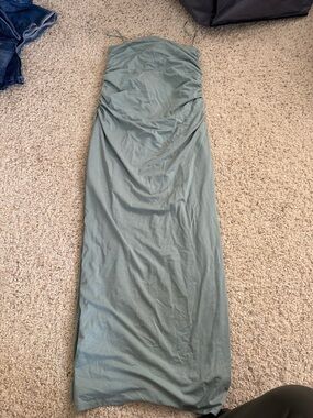 Abercrombie & Fitch Olive Green Strapless Top